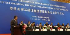 La Banque asiatique d'investissement pour les infrastructures a été créée en 2016 dans l'optique de contrecarrer l'influence des Occidentaux au Fonds monétaire international (FMI) et à la Banque mondiale.