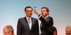 Le Premier ministre Manuel Valls et son homologue chinois Li Keqiang