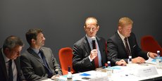 Allan Sichel (au centre), nouveau président du Conseil interprofessionnel du vin de Bordeaux