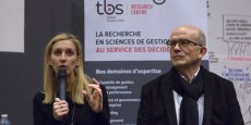 Sylvie Borau, en compagnie de Jacques Rossi, lors de la Matinale TBS
