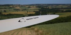 Aile d'un drone fabriqué par Delair-Tech