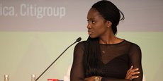 Candace Nkoth Bisseck, cofondatrice de Black Roses Network, lors de la conférence internationale «Africa Convergence», organisée par «La Tribune Afrique», le 29 septembre 2017 à Casablanca.