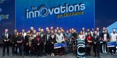 Les lauréats du concours Innovations en Occitanie.