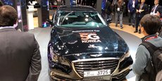 Au salon du mobile de Barcelone, le sud-coréen SK Telecom a présenté un prototype de voiture autonome connecté en 5G.