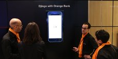 Au Mobile World Congress de Barcelone la semaine dernière, Orange a organisé des démonstrations de Djingo, le conseiller virtuel d'Orange Bank, dopé à l'intelligence artificielle d'IBM, Watson. Djingo est aussi l'assistant vocal intégré à l'enceinte connectée d'Orange, sur le modèle de Google Home ou Amazon Echo, qui doit sortir d'ici à la fin de l'année.