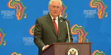Le secrétaire d'Etat américain Rex Tillerson, lors de la Conférence ministérielle sur le commerce, la sécurité et la gouvernance en Afrique, organisée le 17 Novembre 2017 à Washington.