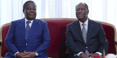 Henri Konan Bédié du PDCI, principal allié du RDR d'Allassane Dramane Ouattara au pouvoir