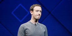 Mark Zuckerberg, Pdg et co-fondateur du premier réseau social au monde (2,13 milliards d'utilisateurs), lors d'une conférence le 18 avril 2017 à San José (Californie).