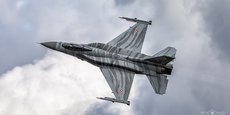 Sur la photo, un F-16 polonais