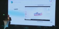 La présentation de la solution Lucy par François Faure, cofondateur d'AnatoScope, le 22 mars 2018 à Paris.