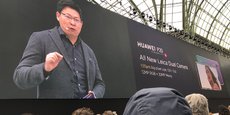 Richard Yu, le président de la division Huawei Consumer Business, a longuement vanté le nouvel appareil photo de ses nouveaux terminaux.