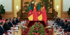 Réunion au sommet entre la Chine et le Cameroun sous la présidence des Chefs d'Etat Xi Jinping meets et Paul Biya, le 22 mars dernier dans la capitale chinoise  Beijing.