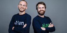 Les cofondateurs de la startup de l'assurance Alan, Jean-Charles Samuelian, directeur général, et Charles Gorintin, directeur technique, ont levé 37 millions d'euros depuis la création de l'entreprise en 2016.