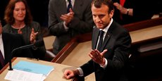 Emmanuel Macron a été ovationné par les sénateurs et représentants du Congrès américain.