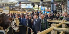 Emmanuel Macron au 60 eme Salon de l'Agriculture