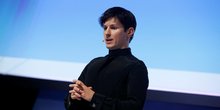 Le fondateur et pdg de telegram pavel durov prononce un discours lors du mobile world congress a barcelone