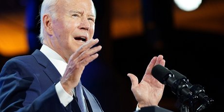 Le president americain joe biden prononce un discours a san francisco, en californie