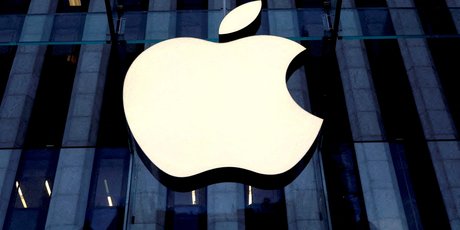 Photo d'archives du logo d'apple