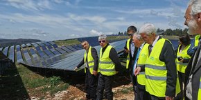 Le site solaire de La Tieule compte 35 000 panneaux solaires