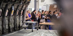 Une quarantaine de femmes ont rencontré, mardi 13 septembre à Toulouse, des entreprises de l'industrie aéronautique à la recherche de ressources humaines.