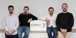 Romain Cavalié, Florian Brunel, Edouard Marix et Lucas Cambra ont fondé Scop&Co, une société coopérative de conseil en ingénierie.