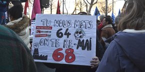 Manifestation du 31 janvier 2023. Beaucoup de références à Mai 68 dans les cortèges. Jeanne Menjoulet/Flickr