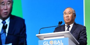 Xie Zhenhua, représentant spécial pour les affaires de changement climatique de la Chine au Sommet mondial sur l'action pour le climat de 2018.