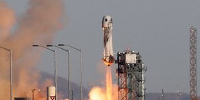 Il s'agit pour Blue Origin du premier vol avec équipage de sa fusée New Shepard depuis août 2022.