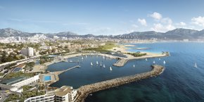 La Marina, au Roucas Blanc, à Marseille a bénéficié d'un investissement afin de rendre l'infrastructure compatible avec l'accueil des épreuves de voile des JO24