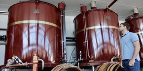 Dans la distillerie Boinaud, les alambics refroidissent tout juste ce 15 avril, éprouvés par une campagne au volume inédit.
