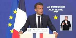 Emmanuel Macron prend la parole, ce jeudi, pour un discours sur l'Europe.