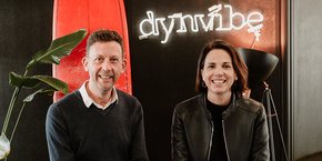 Nicolas et Anne-Cécile Guillemot, les cofondateurs de Dynvibe.
