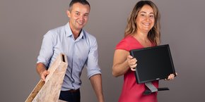 Frédéric Salles et Sophie Contreras-Scantamburlo ont fondé Scop3 en 2021 et font pivoter le modèle de la startup pour mieux répondre aux besoins du marché en matière de mobiliers et équipements de bureau reconditionnés.