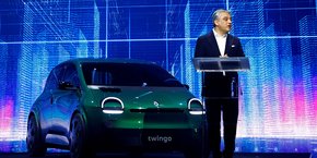 Luca de Meo a présenté la future Twingo électrique lors du Capital market day d'Ampere, en novembre dernier.