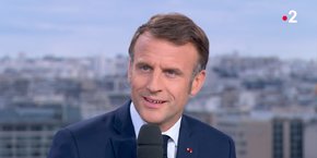 Emmanuel Macron prenait la parole ce mardi soir.