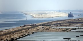 Le canal de Suez.