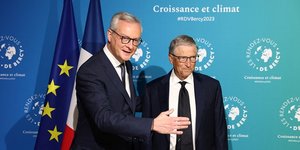 Bruno Le Maire Bill Gates