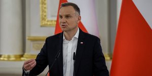 Le president polonais andrzej duda a kiev, en ukraine