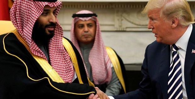Mohammed ben Salmane et Donald Trump