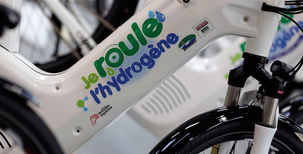 vélo roulant à l'hydrogène