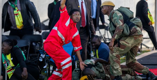 Zimbabwe explosion attenta sécurité médecins secours