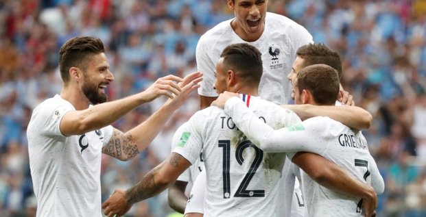 Football: la france dans le dernier carre de la coupe du monde