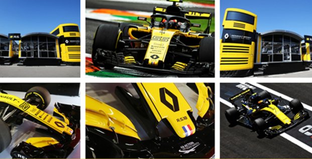 Hexis réalise des supports vinyles pour Renault Sport Formula One Team