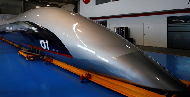 Hyperloop transportation technologies devoile sa capsule passagers