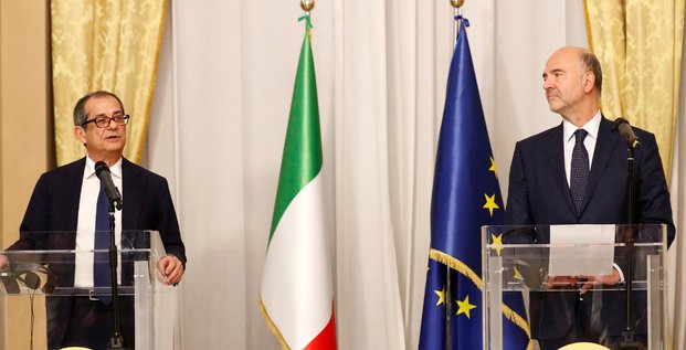 Italie, ministre de l'Economie, Giovanni Tria, Pierre Moscovici, Commission européenne, Finance,