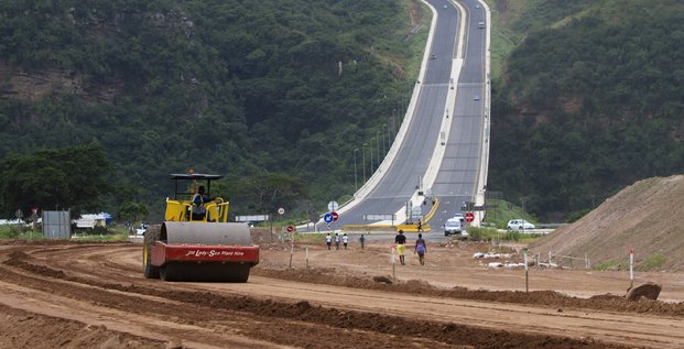 chantier route infrastructure btp travaux construction