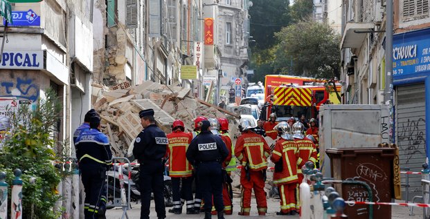 Marseille: un cinquieme corps decouvert dans les decombres des immeubles effondres