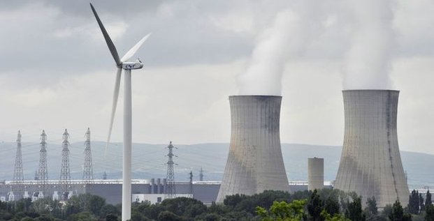 éolienne + nucléaire