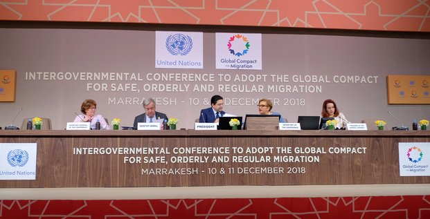 Conférence de marrakech bourita guterres ONU migration