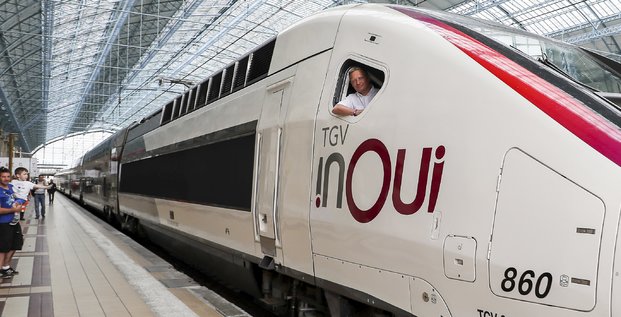 LGV : TGV InOUI en gare de Bordeaux